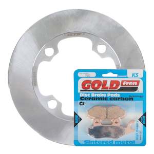 Brakes Off Road: Brake Disc & Pad Front Kit - Suzuki LTF300F '02-'20 - Right