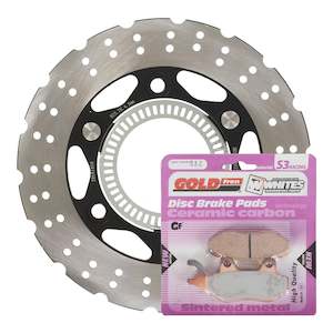 Brakes Off Road: Brake Disc & Pad Rear Kit - Kawasaki EX300 Ninja ABS '13-'15
