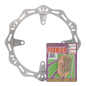 Brakes Off Road: MTX Hornet Disk & Premier Pad Front Kit - Suzuki