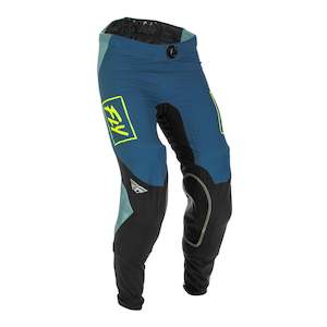 Pants Off Road: Fly Racing Lite Hydrogen Pant - Grey / Teal / Hi-Vis