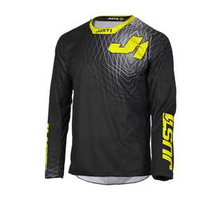 Summer Collection: JUST1 JERSEY J-FORCE LIGHTHOUSE GREY-YELLOW FLUO XS