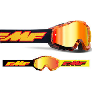 Goggles Off Road: FMF POWERBOMB Youth Goggles Mirror Lens