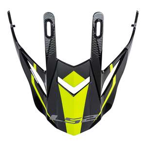 Off Road Apparel: LS2 MX436 Pioneer Peak - Ring Black / Titanium / High-Visibility