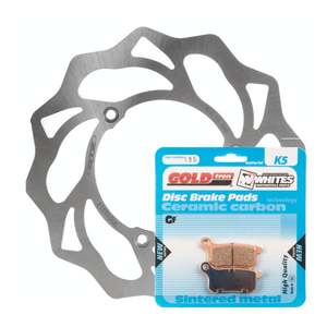 Brakes Off Road: Brake Disc & Pad Front Kit - KTM 65 SX '04-'19