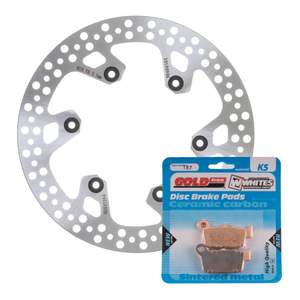 Brakes Off Road: Brake Disc & Pad Rear Kit - Yamaha WR450F '03-'20