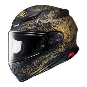 Helmets Road: Shoei NXR2 Helmet Fearless - Black / Gold TC5