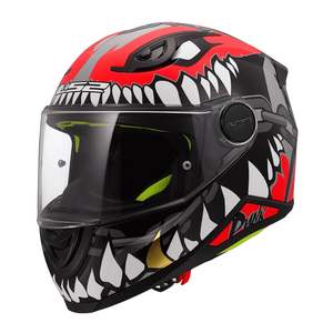 Helmets Road: LS2 FF812 Kid Helmet Punk - Grey / Red