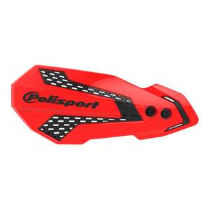 Handguards Atv: Polisport MX Flow Handguard Red/Black Honda CR/CRF/CRFX