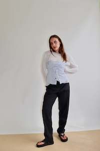 Tobi Top: Blue Striped Tobi Top XS