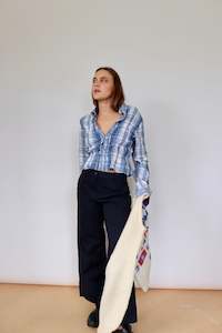 Blue Plaid Tocca Shirt S