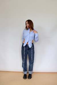 Baby Blue Curve Shirt XS