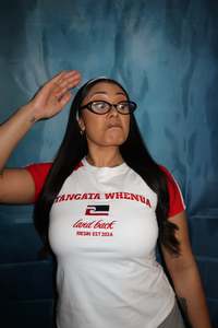 'LAND BACK' Baby Tee