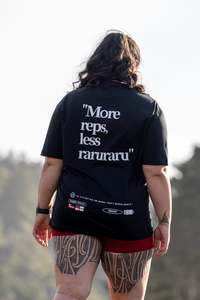 More Reps Oversized Tee - Black