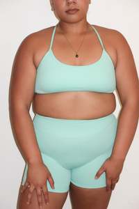 New: Seamless Sculpt Bra Pāua