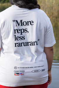 More Reps Oversized Tee - White