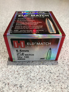Products: Hornady 6.5mm .264 147gr ELD Match Projectiles x 200 RIFLES.NZ
