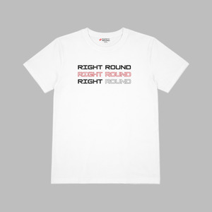 3 letter White layered T shirt