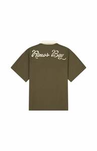 Dawn Seersucker Camp Collar