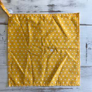 discounted: * Yellow Polka food wrap | Large