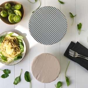 Bowl Cover Sets: NUDE & BLUE | Bowl cover set of two