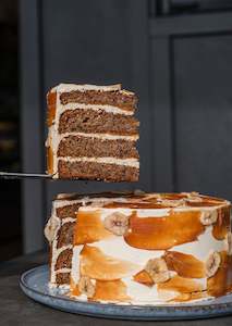 Banana Dulce De Leche Layer Cake