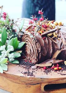 Cakes Cookies Slices: Hazelnut & Chocolate Bûche De Noël