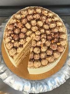 Cakes Cookies Slices: ROASTED HAZELNUT TIRAMISU CAKE