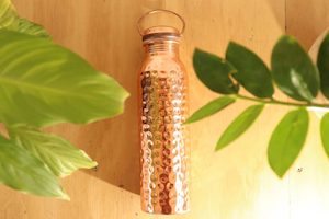 Products: Prema and Ritual Hammered Copper Water Bottle With Handle – Neer