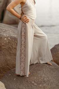 Free Spirit Collection: Ragini Pants - Biege