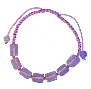 Rose Quartz Rope Bracelet