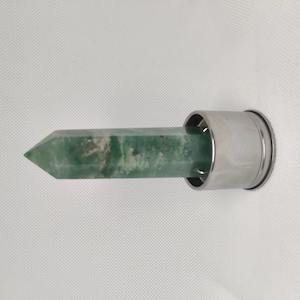 Green Aventurine Quartz Point for Crystal Water Bottle