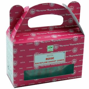 Satya Super Hit: Satya Rose Backflow Incense Cones