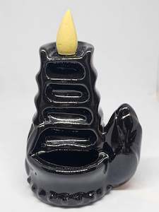 Split Bamboo Fountain Backflow Incense Burner