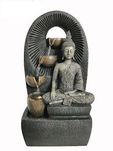Outdoor Water Feature Buddha Stone Finish