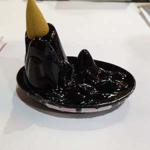 Backflow Incense Cone Burner Rock