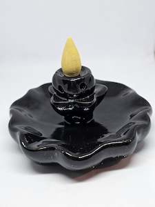 Aromatherapy: Backflow Incense Cone Burner Lotus