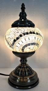 Rivendell Lamps And Lighting Solutions: Turkish Mosaic Lamp White