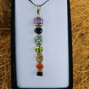 Chakra 925 Sterling Silver Pendant
