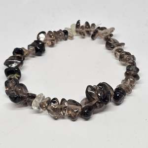 Smoky Quartz Chip Bracelet