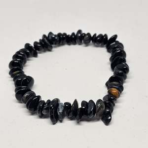 Under 10: Blue Tigers Eye Chip Bracelet