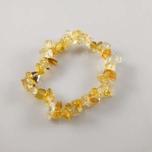 Unblock Your Solar Plexus Chakra: Citrine Chip Crystal Bracelet