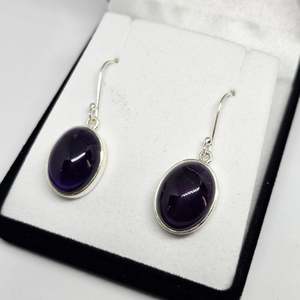 Amethyst Sterling Silver Earrings