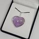 Amethyst Heart Pendant