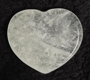 Clear Quartz Worry Stone - Heart