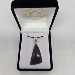 Sterling Silver Collection: Charoite Sterling Silver Pendant