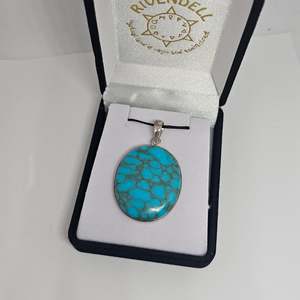 Turquoise Sterling Silver Pendant