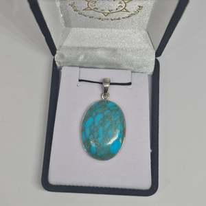 Turquoise Sterling Silver Pendant