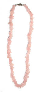 Rose Quartz 18" Chip Necklace