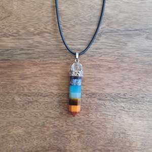 Chakra Healing Classic 77: Chakra healing crystal necklace
