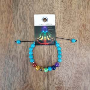 Chakra healing crystal bracelet